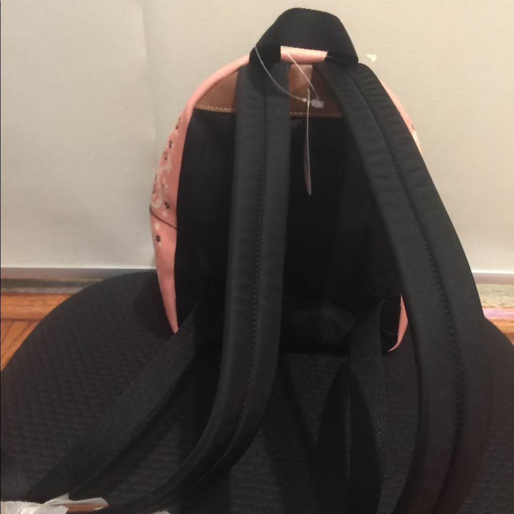 Coach Pink and Cream Backpack with Cactus Design - Picture 2 of 5